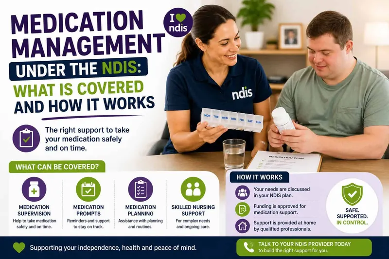 Medication management under the NDIS: what is covered and